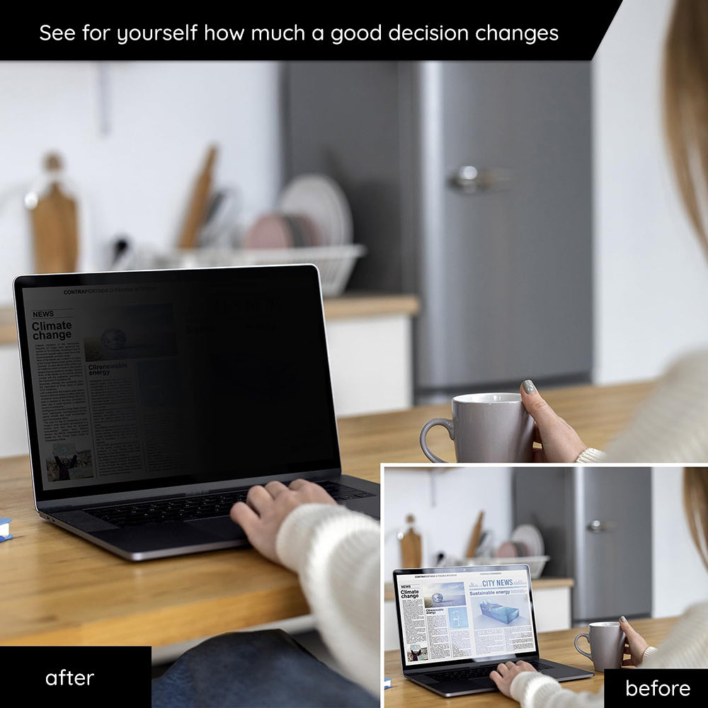 Techsuit VisionProX védőtok MacBook Pro 13" készülékhez, Privacy