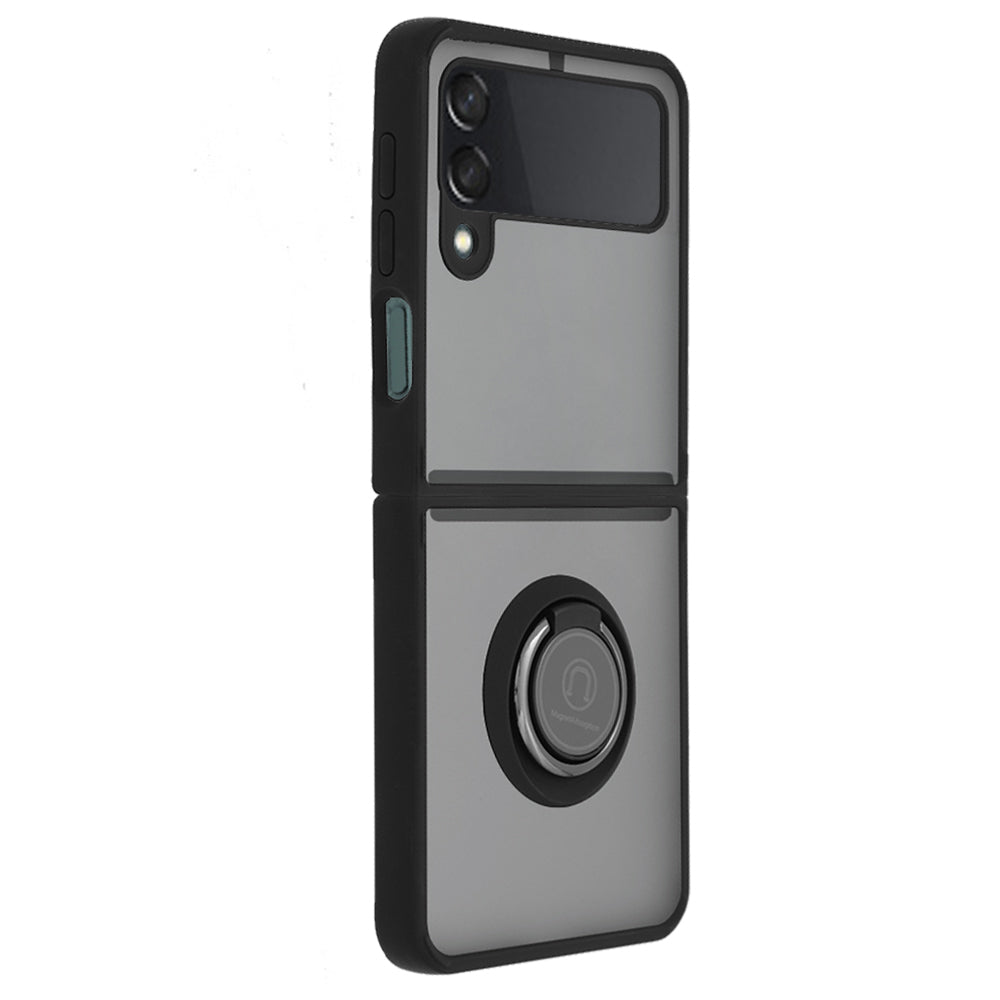 Husa de protectie Techsuit Glinth compatibil cu Samsung Galaxy Z Flip3 5G, Negru