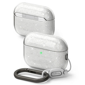 Casti Ringke Protection Case Air Series, for AirPods Pro 3, Glitter Clear