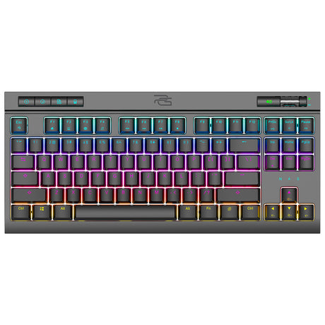 Tastatura/Mouse Proove Wired Keyboard Sideswap (CKSIEN00022401), Mechanical, RGB Backlighting, 87 Keys, Swappable Switches, 1.5m, Negru