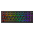 Tastatura/Mouse Proove Wireless Gaming Keyboard Slicker (WKSLEN00022401), 2.4GHz, Bluetooth 5.2, Type-C, 98 Keys, 4000mAh, 1.8m, Negru
