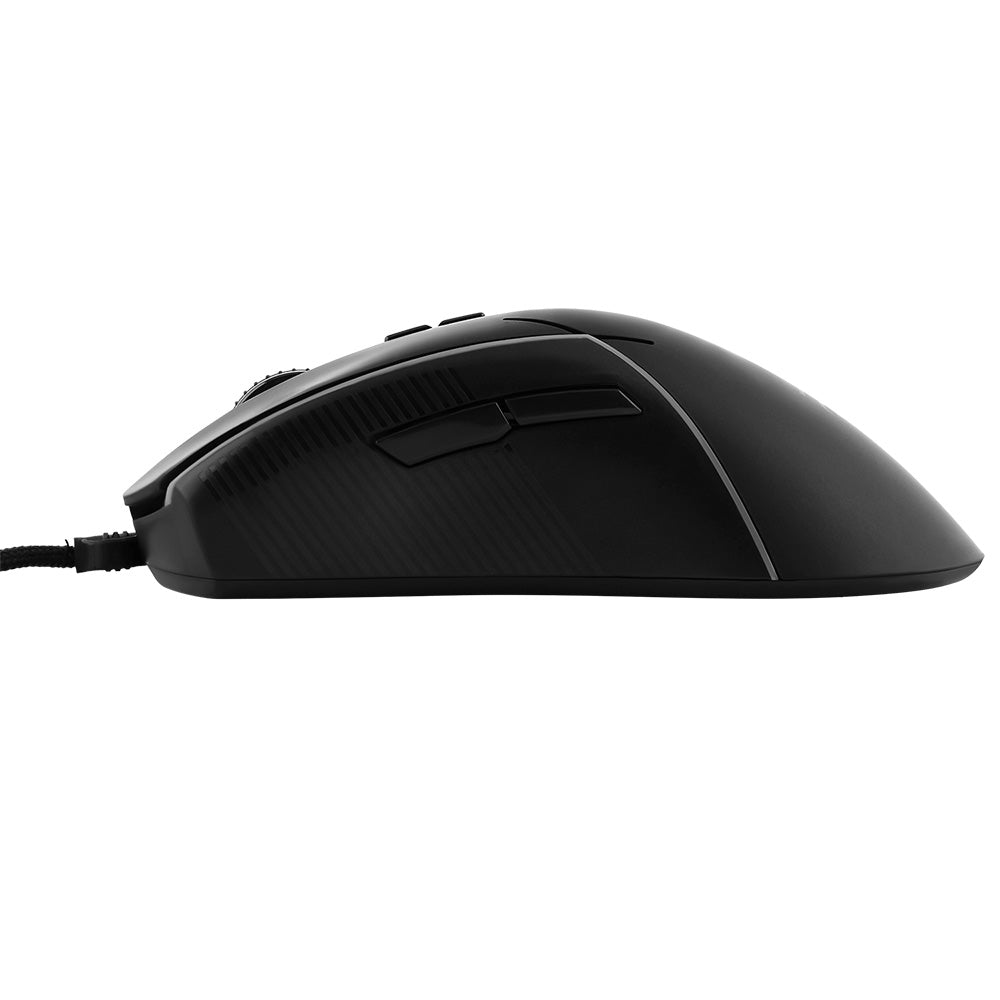 Tastatura/Mouse Proove Wired Mouse Defiant (CMDE00000102), for Gaming, USB, LED, 7 Buttons, 7200DPI, Windows, MacOS, Linux, 1.5m, Negru