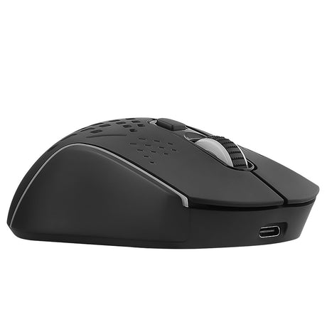 Tastatura/Mouse Proove Wireless Mouse Buzz (WMBU00022401), for Gaming, 2.4GHz, USB-C, Ergonomic, LED, 6 Buttons, 800-4800DPI, 1.5m, Negru