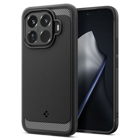 Husă Spigen Rugged Armor ACS11152 neagră pentru Xiaomi 15T Pro