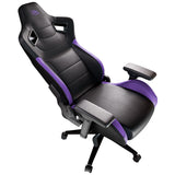 Accesoriu gaming Proove Premium Gaming Chair Major (GCMJ0001001), 8D Armrests, 160° Backrest, Frog Mechanism, PU, 180kg Max, Negru /Purple