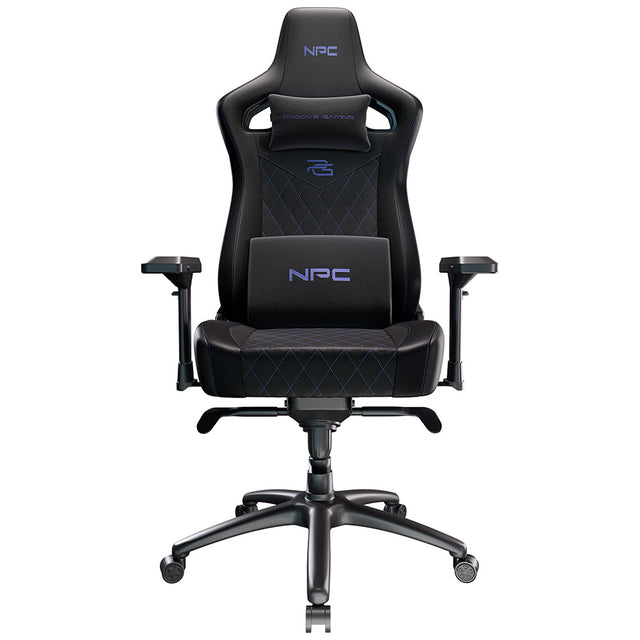 Accesoriu gaming Proove Gaming Chair NPC (GCNP0001017), 4D Armrests, 135° Backrest, Frog Mechanism, Semi PU, Up to 136kg, Negru /Purple