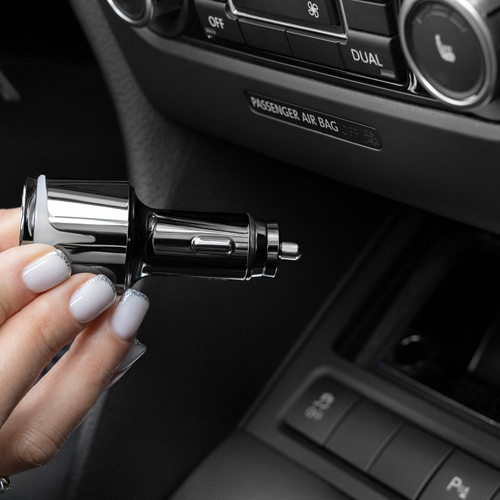 Incarcator Proove Car with FM Modulator (FMNX30110001), USB, Type-C, U-Disk, TF, Bluetooth 5.3, Fast Charge, 30W, LED, Negru