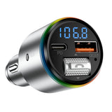 Incarcator Proove Car with FM Modulator (FMPD30110006), USB, Type-C, AUX, Bluetooth 5.3, Fast Charge, 30W, 12-24V, Argintiu