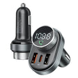 Incarcator Proove Car with FM Modulator (FMSL30110001), USB, Type-C, U-Disk, TF, Bluetooth 5.4, Fast Charge, 30W, Negru