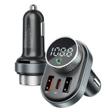 Incarcator Proove Car with FM Modulator (FMSL30110001), USB, Type-C, U-Disk, TF, Bluetooth 5.4, Fast Charge, 30W, Negru