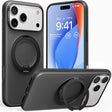Husa de protectie Torras Ostand R Fitness Series compatibil cu iPhone 17 Pro Max, Negru