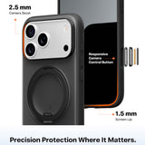 Husa de protectie Torras Ostand R Fitness Series compatibil cu iPhone 17 Air, Negru