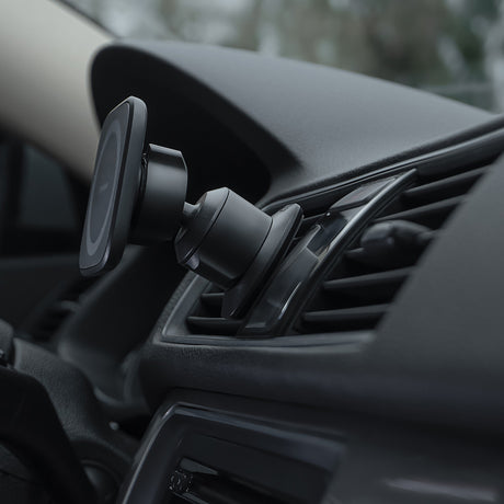 Suport Proove Block (CHMA00000001), Magnetic, for Air Vent, with Silicone Coating, Universal, Negru