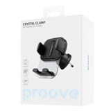 Suport Proove Crystal Clamp (CHCC00000001), Air Vent, Mechanical Clamp, Secure Fastening, for 4.7"-6.9" Phones, Negru