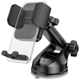 Suport Proove Crystal Clamp Plus (CHCSP0000001), Dashboard, Mechanical Clamp, Suction Cup, Stylish, Universal, Negru