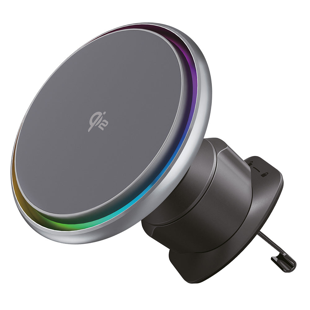 Suport Proove with Wireless Charging Icecore (WHIC15002003), Air Vent, Strong Magnet, Active Cooling, Qi2 15W, Gri