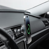 Suport Proove with Wireless Charging Light Circle (WHLC15010001), MagSafe, for Air Vent, 360°, 15W, Blue LED, Negru
