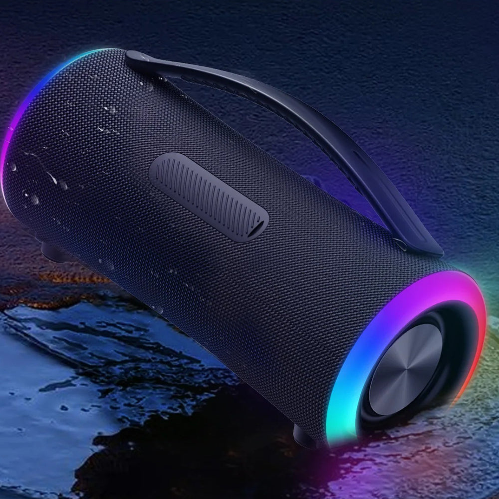 Casti Havit Wireless Speaker (SK834BT), Type-C, Bluetooth 5.3, TWS, TF, FM, USB, RGB Lights, IPX6, 4000mAh, Negru