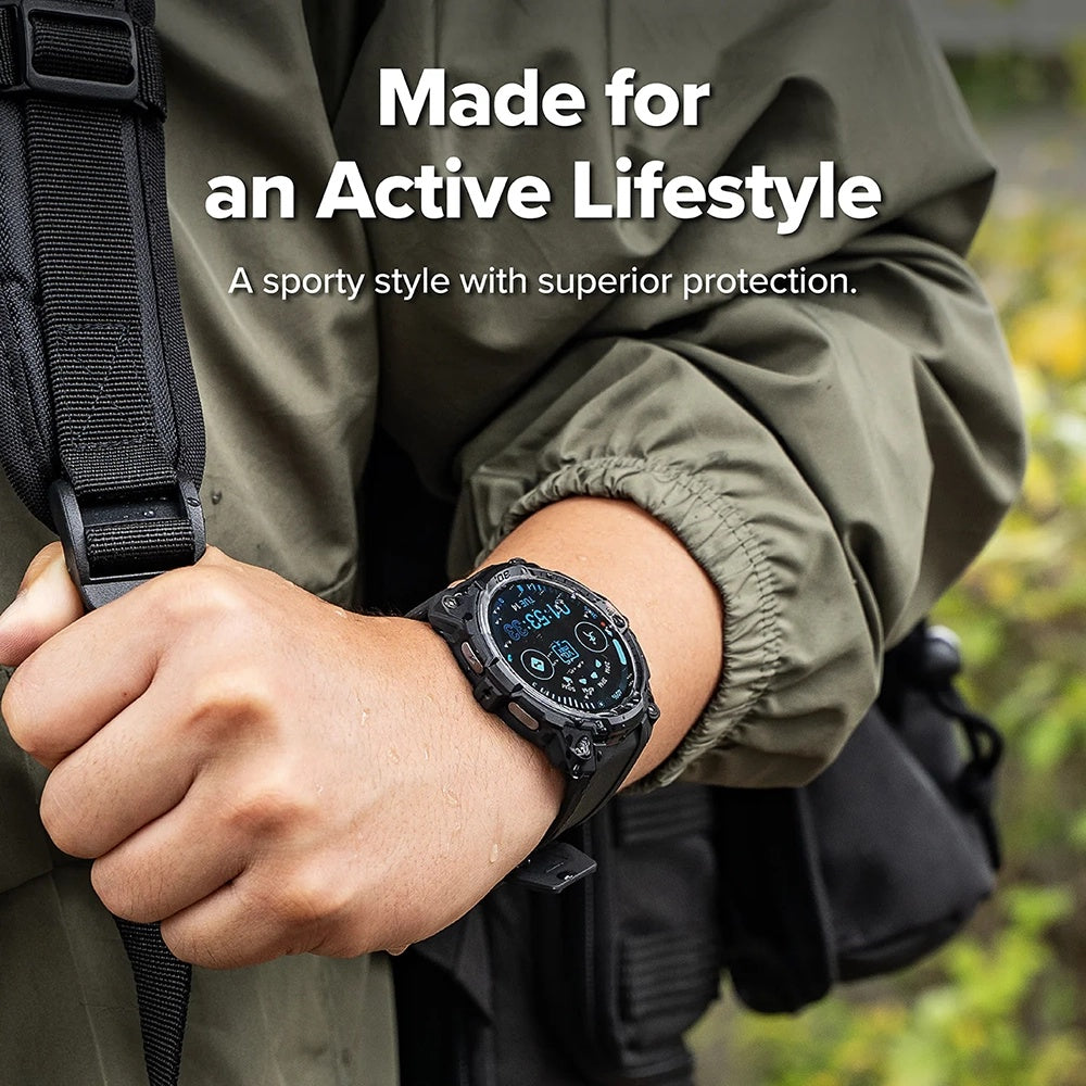 Accesoriu smartwatch Ringke Rugged Gear compatibil cu Samsung Galaxy Watch8 44mm, Negru