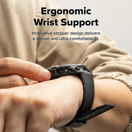 Accesoriu smartwatch Ringke Rugged Gear compatibil cu Samsung Galaxy Watch8 44mm, Negru