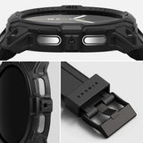 Accesoriu smartwatch Ringke Rugged Gear compatibil cu Samsung Galaxy Watch8 44mm, All Black