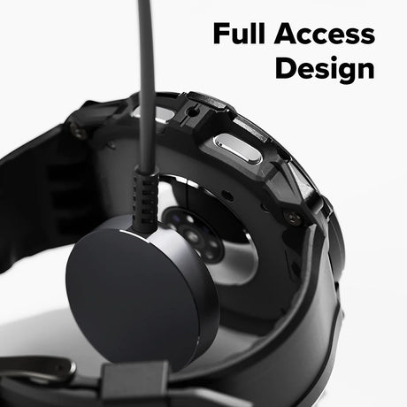 Accesoriu smartwatch Ringke Rugged Gear compatibil cu Samsung Galaxy Watch8 44mm, All Black