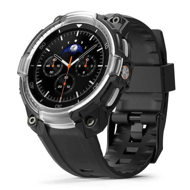 Accesoriu smartwatch Ringke Rugged Gear compatibil cu Samsung Galaxy Watch8 Classic, Negru