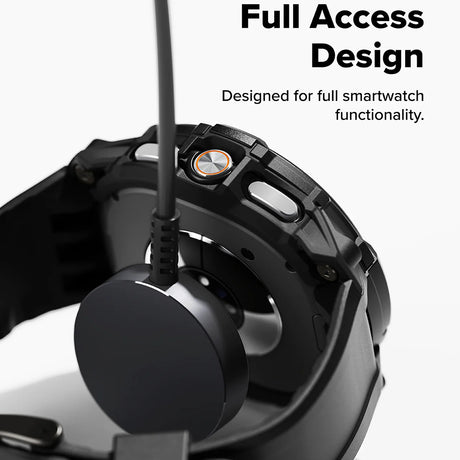 Accesoriu smartwatch Ringke Rugged Gear compatibil cu Samsung Galaxy Watch8 Classic, All Black