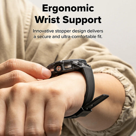 Accesoriu smartwatch Ringke Rugged Gear compatibil cu Samsung Galaxy Watch8 Classic, All Black