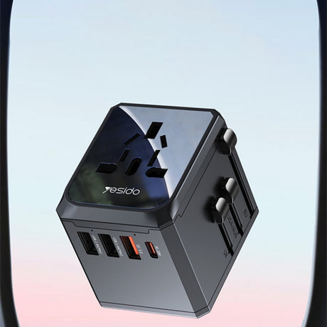 Adaptor Yesido Travel Type-C 3x USB (MC24), Negru