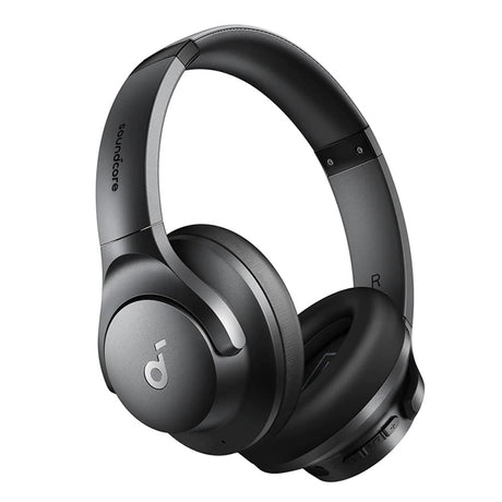 Casti Anker Wireless Life Q20i (A3004G11), Bluetooth, Hybrid Active Noise Cancelling, Dual-Connections, Negru