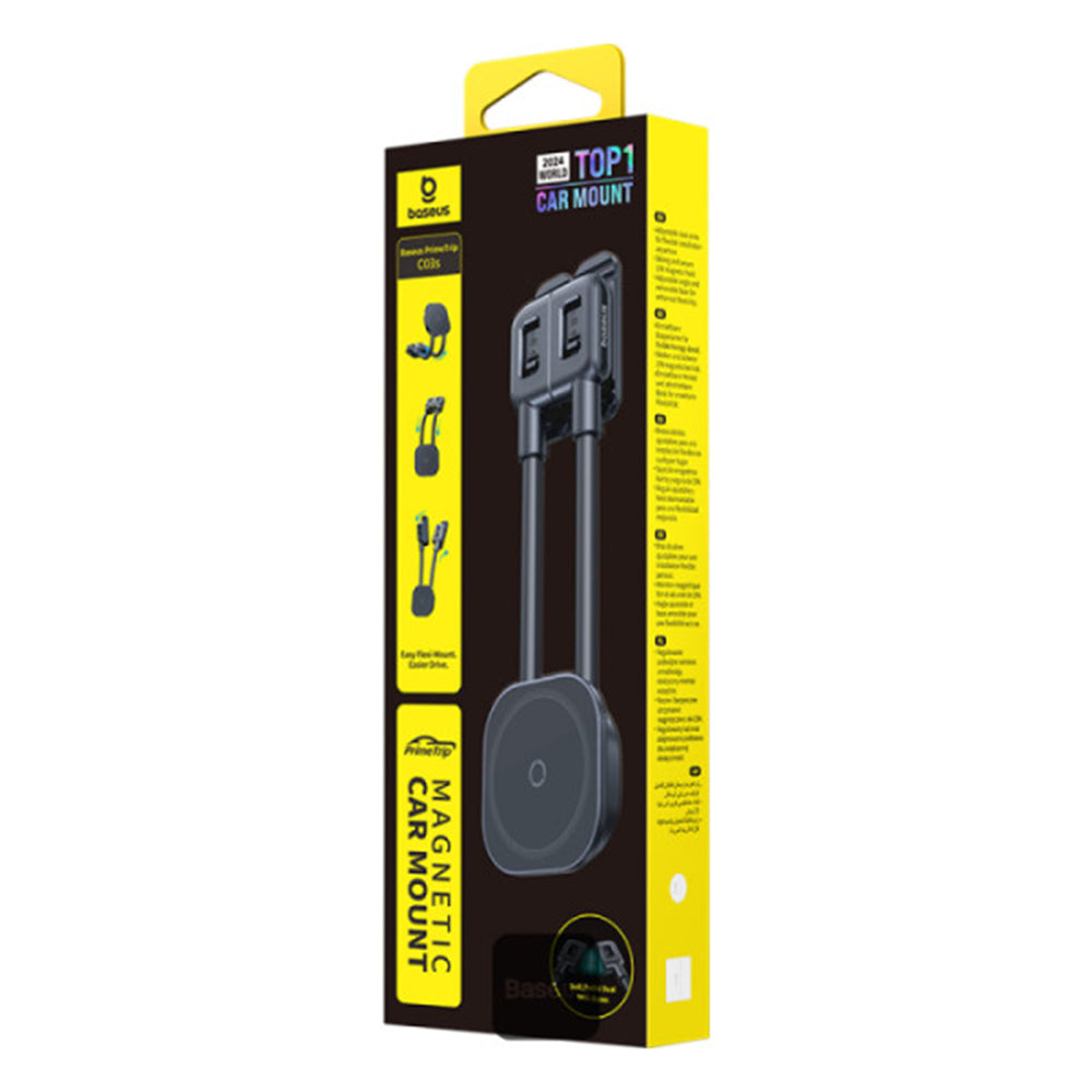 Suport Baseus PrimeTrip C03s (C0013701), MagSafe, for Dashboard, Flexible, 20N Magnetic Hold, Negru Cosmic