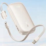 Baterie externa Baseus EnerFill FC21 Qpow 3 Ultra (E0027M01), Detachable Cable, 20000mAh, 22.5W, USB, USB-C, Titanium Natural