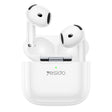Casti Yesido (TWS31S), TWS, Microphone, Bluetooth 5.4, Half-In-ear Design, 300mAh, Small Package, Alb