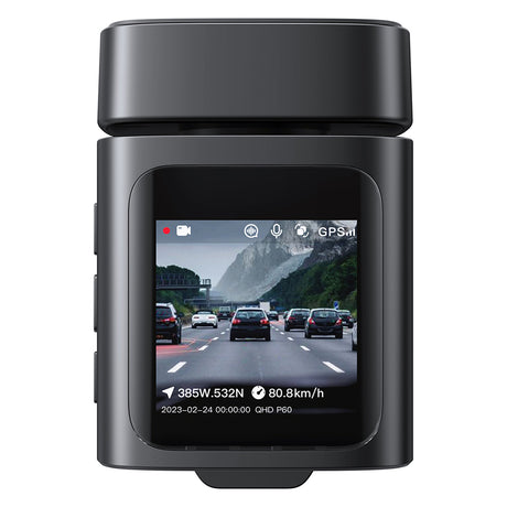 Gadget Baseus Dash Camera PrimeTrip (C10669000123-00), Driving Recorder, Built-In GPS, Night Vision, 3K, Negru Cosmic