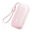 Baterie externa Baseus EnerFill FC21 Qpow 3 Ultra (E0027Q02), Detachable Cable, 10000mAh, 45W, Digital Display, Nebula Pink