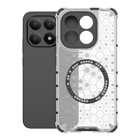 Husa de protectie Techsuit HoneyComb Shield MagSafe compatibil cu Xiaomi 15T, Alb