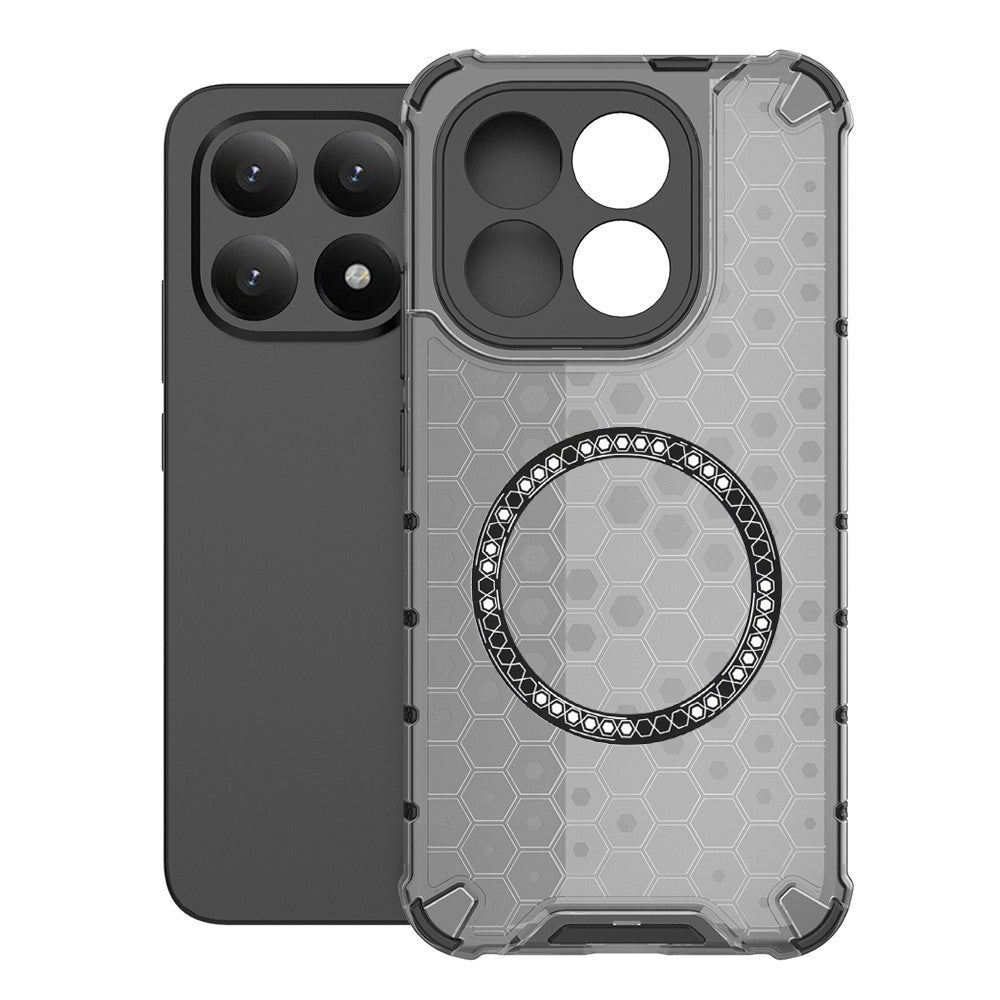Husa de protectie Techsuit HoneyComb Shield MagSafe compatibil cu Xiaomi 15T, Negru