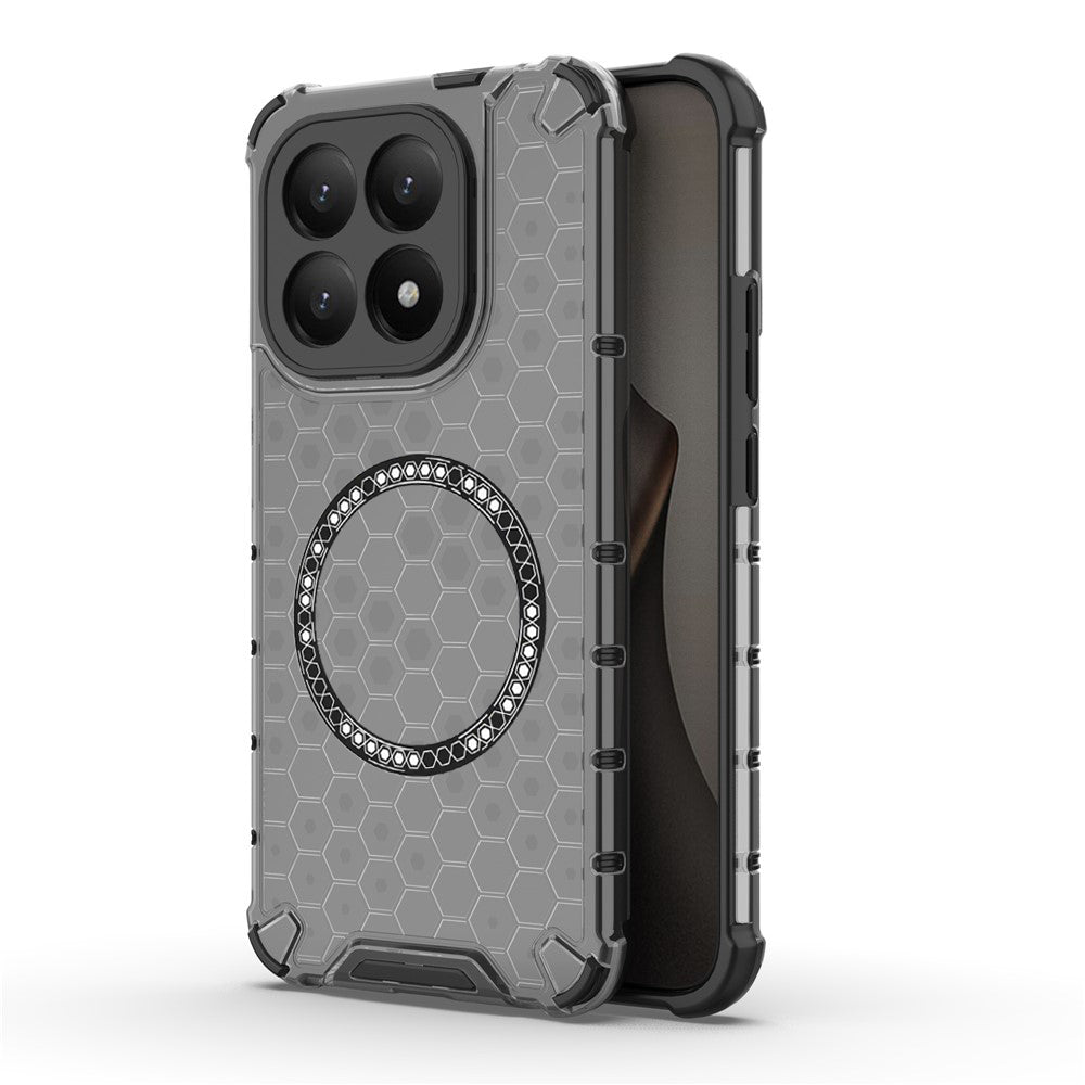 Husa de protectie Techsuit HoneyComb Shield MagSafe compatibil cu Xiaomi 15T, Negru