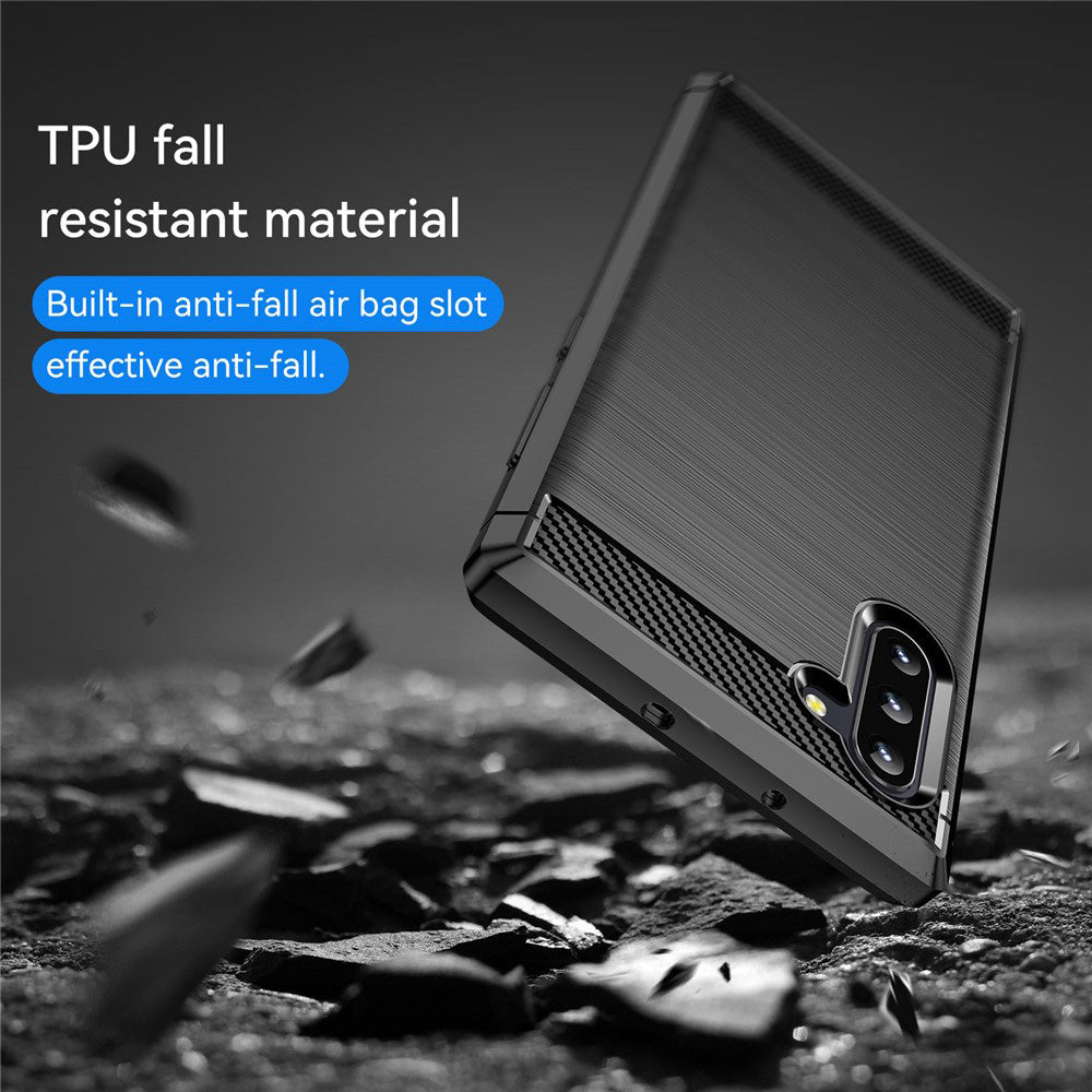Husa de protectie Techsuit Carbon Silicone compatibil cu OnePlus 15, Albastru