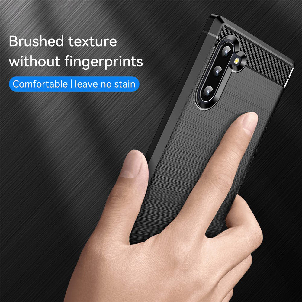 Husa de protectie Techsuit Carbon Silicone compatibil cu OnePlus 15, Albastru