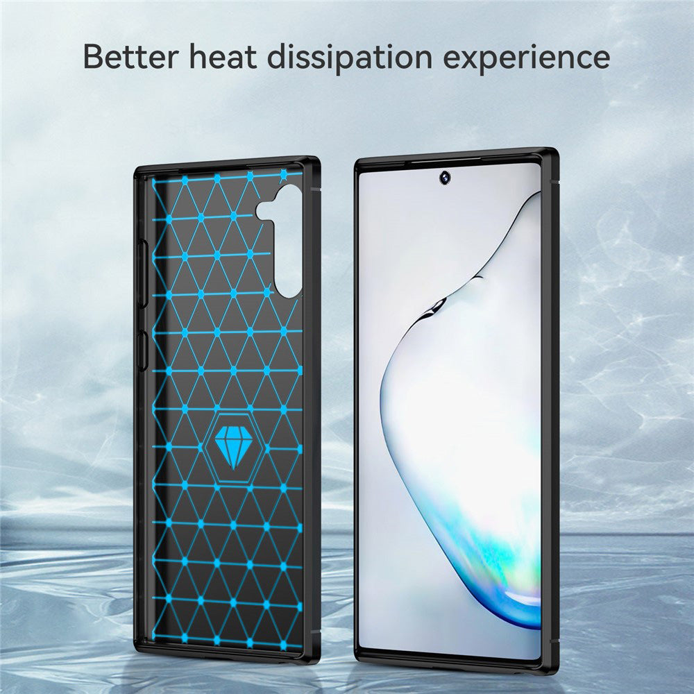 Husa de protectie Techsuit Carbon Silicone compatibil cu OnePlus 15, Albastru