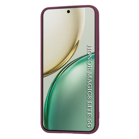 Husa de protectie Techsuit SoftFlex compatibil cu Honor Magic8 Lite, Plum Red