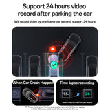 Gadget Yesido Dash Camera (KM22), 120° Wide-Angle Lens, 1080P Dual-Channel Recording, Negru