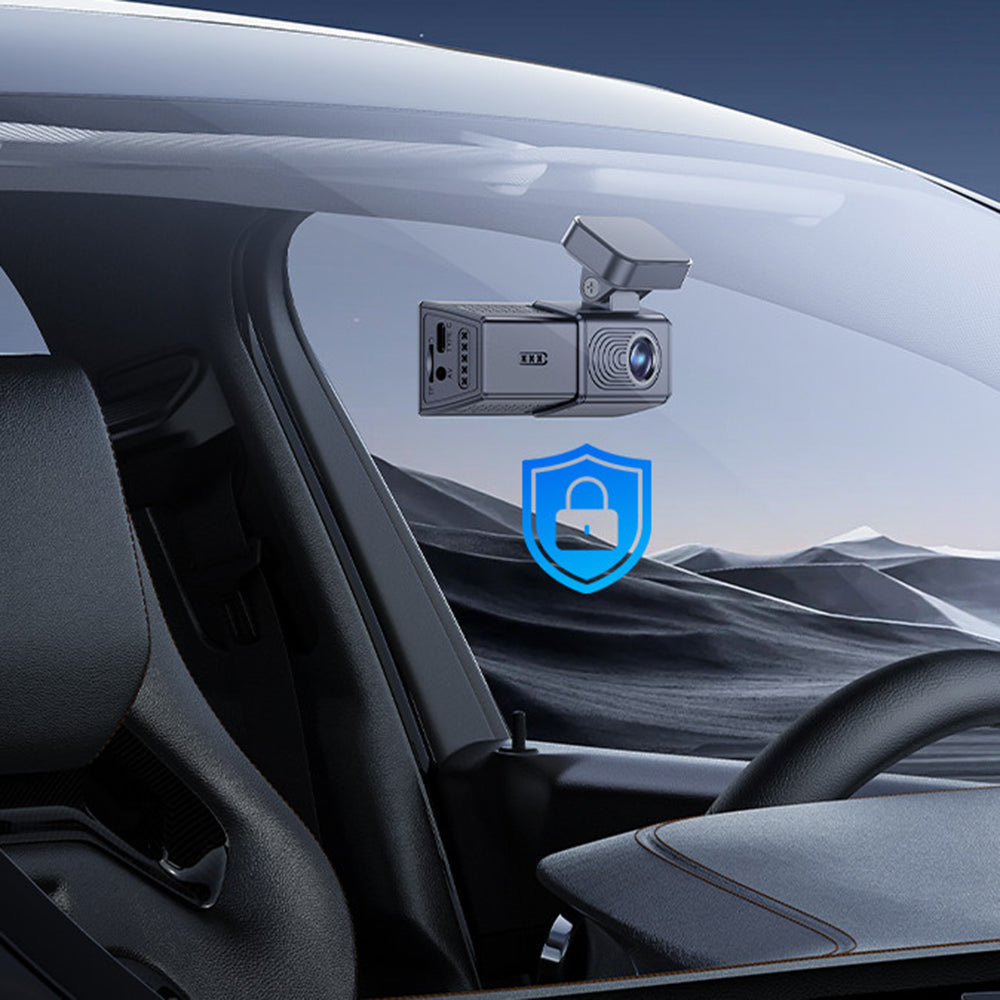 Gadget Yesido Dash Camera (KM22), 120° Wide-Angle Lens, 1080P Dual-Channel Recording, Negru