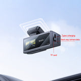 Gadget Yesido Dash Camera (KM22), 120° Wide-Angle Lens, 1080P Dual-Channel Recording, Negru