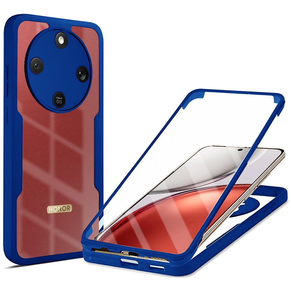 Folie de protectie Techsuit ColorVerse 360 Series + compatibil cu Honor Magic8 Lite, Albastru