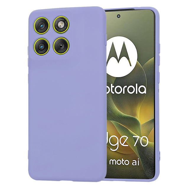 Husa de protectie Techsuit SoftFlex compatibil cu Motorola Edge 70, Mov Deschis