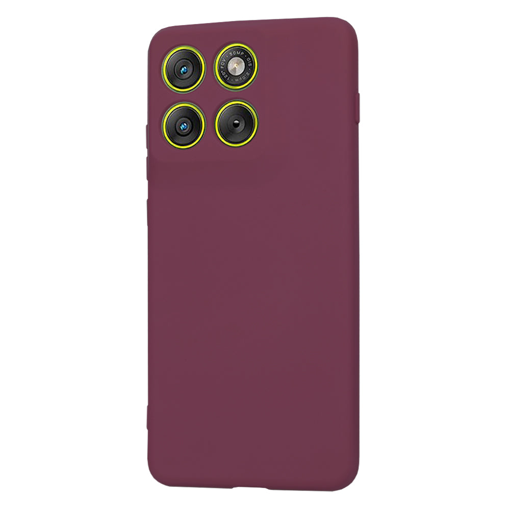 Husa de protectie Techsuit SoftFlex compatibil cu Motorola Edge 70, Plum Red