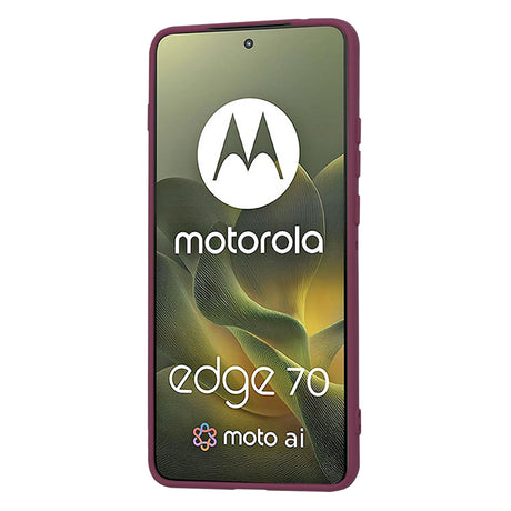 Husa de protectie Techsuit SoftFlex compatibil cu Motorola Edge 70, Plum Red